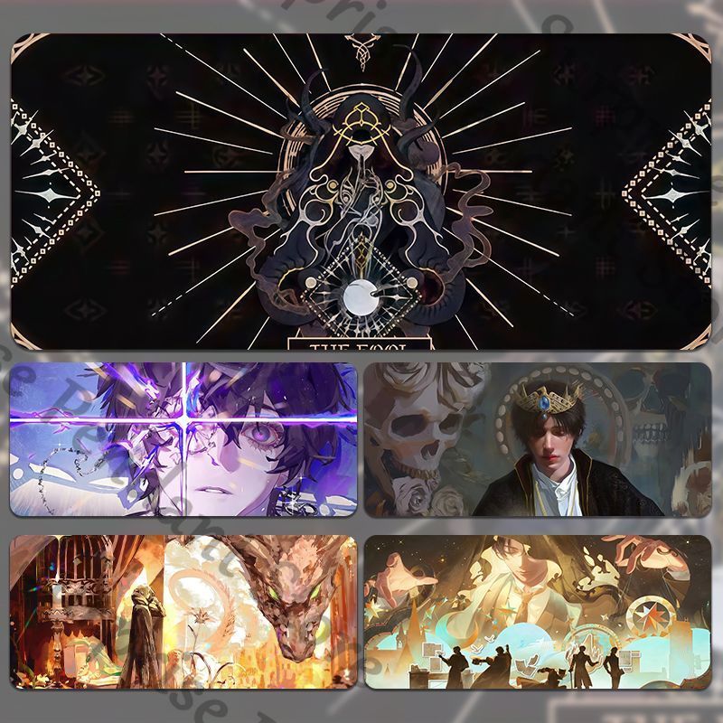 Gaming Keyboard Mouse Set - Gizemlerin Efendisi Anime ambitus mouse pad