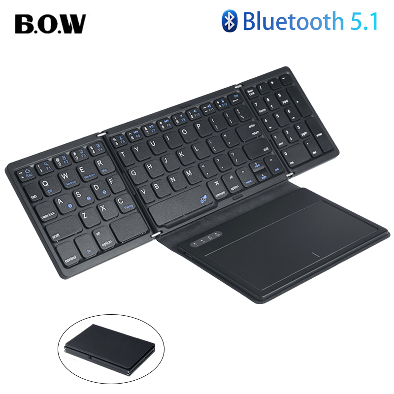 Gaming Keyboard Budget - BOW Katlanabilir Bluetooth Klavye Dokunmatik Yüzeyli