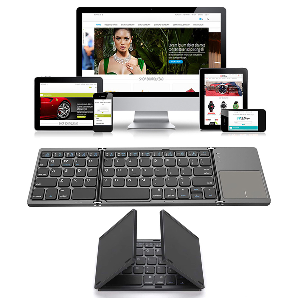 Gaming Keyboard Budget - Taşınabilir Katlanabilir Katlanır Klavye Mini Kablosuz