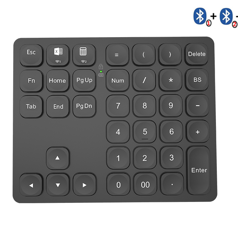 Gaming Keyboard Budget - YAY Çift Bluetooth Sayısal Klavye iPad