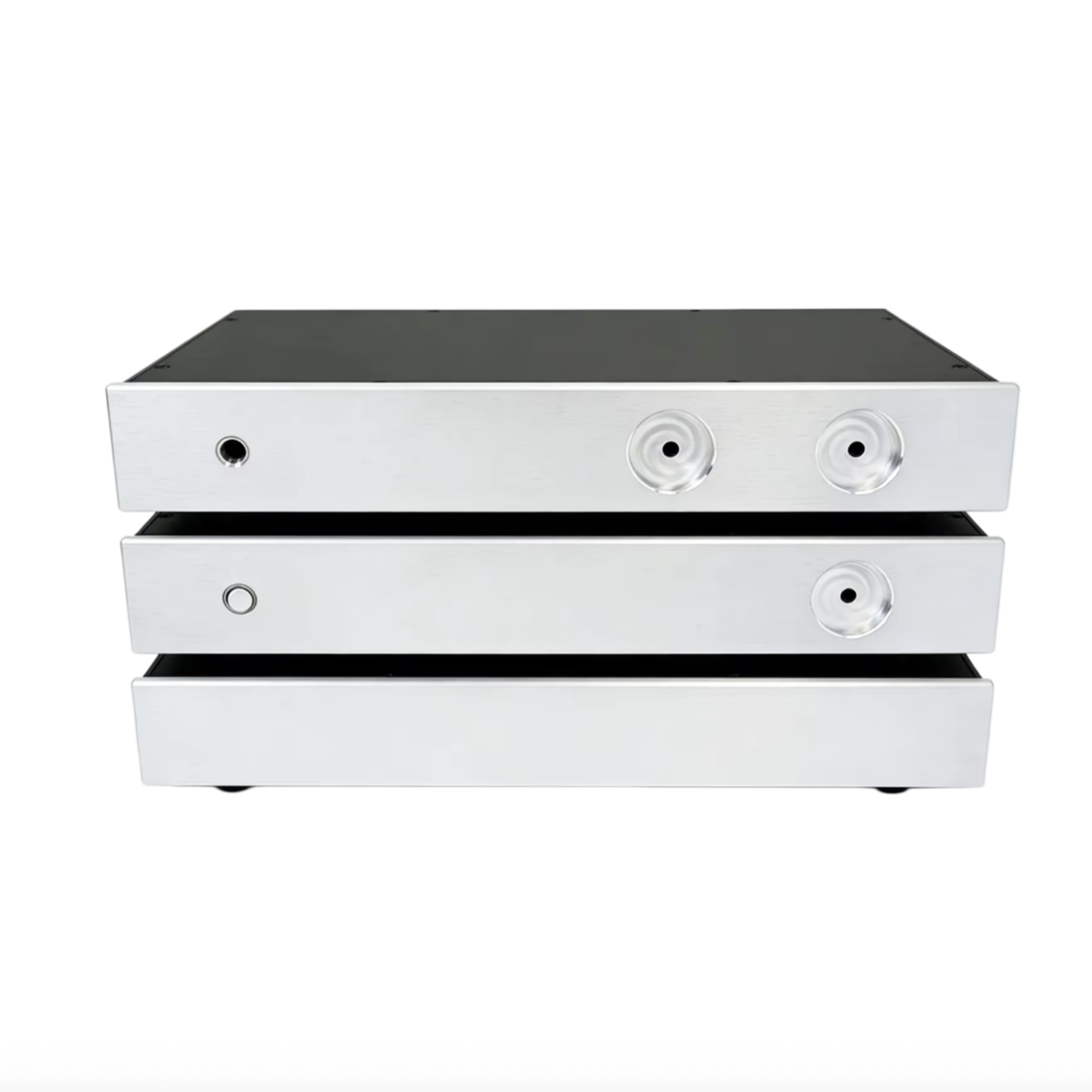 Aluminum Case 65 - (430*65*345mm) Tamamen Alüminyum Amplifikatör Kasası/ Tüp