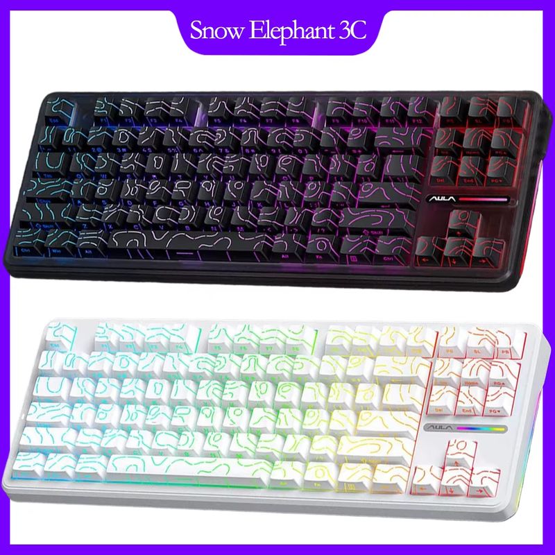 Gaming Keyboard Tkl - Aula F87 Kablosuz Mekanik Klavye %75