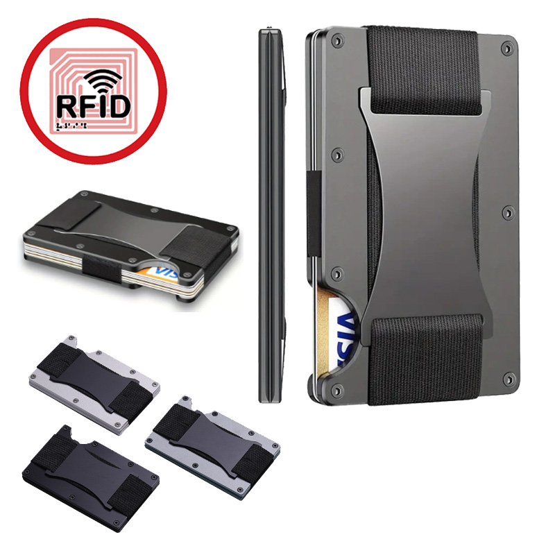 Aluminum Case 65 - Yeni İnce Moda RFID Koruma Kart