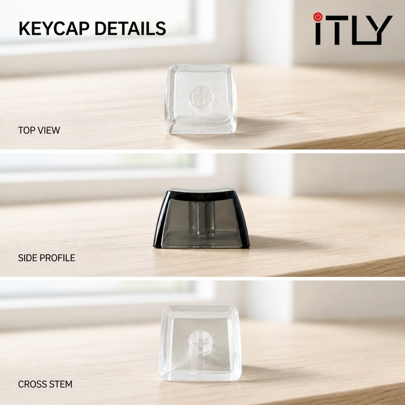iTLY Kare Şeffaf Tuş Başlıklar - Keycap Puller Ring incelemesi ve fiyatı