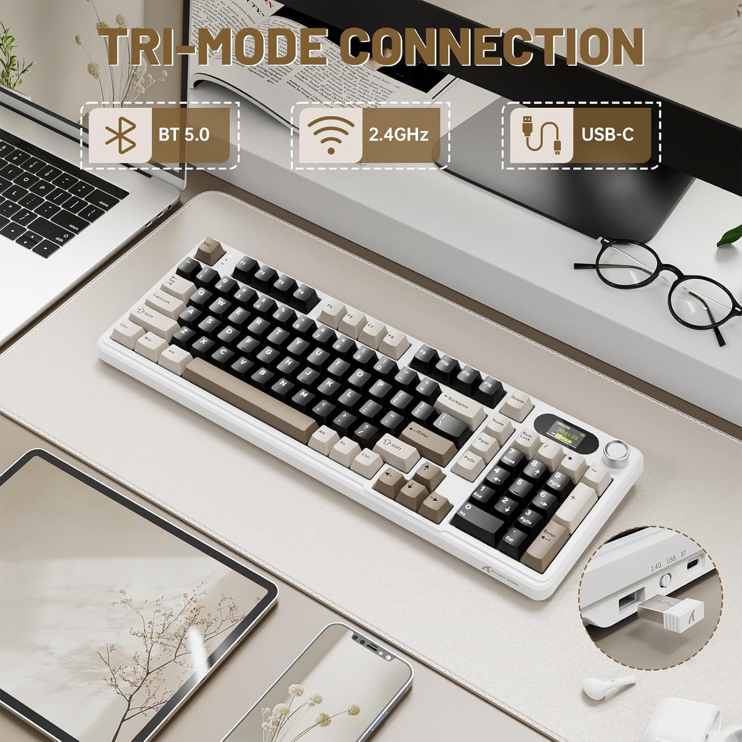 ATTACK SHARK X98Pro Ekranlı ve - Gaming Keyboard Thocky incelemesi ve fiyatı