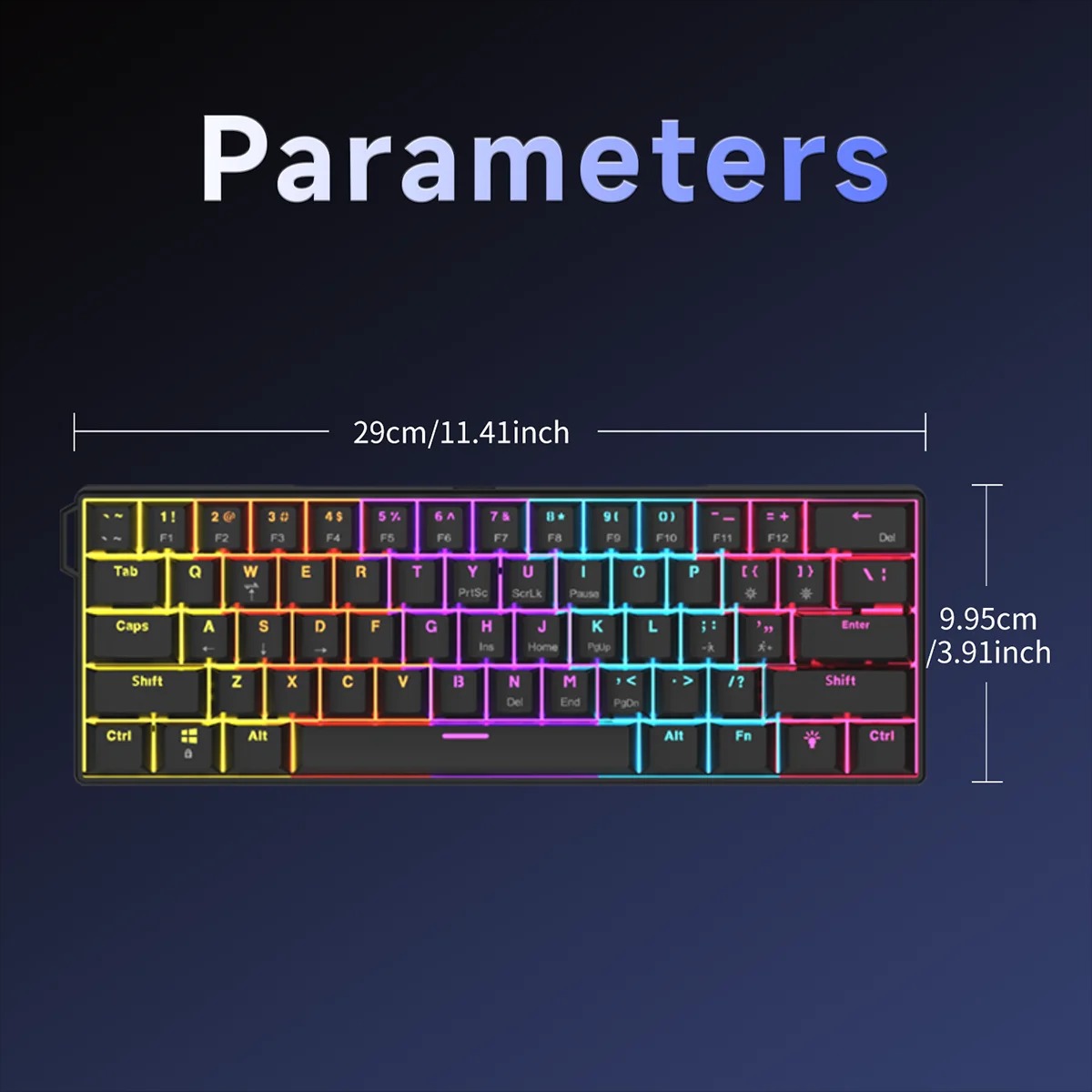 AJAZZ NK61 Kablolu Mekanik Kla - Gaming Keyboard Thocky incelemesi ve fiyatı