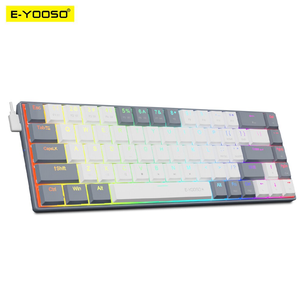 E-YOOSO A68 RGB Mini Ince USB  - Gaming Keyboard Budget incelemesi ve fiyatı