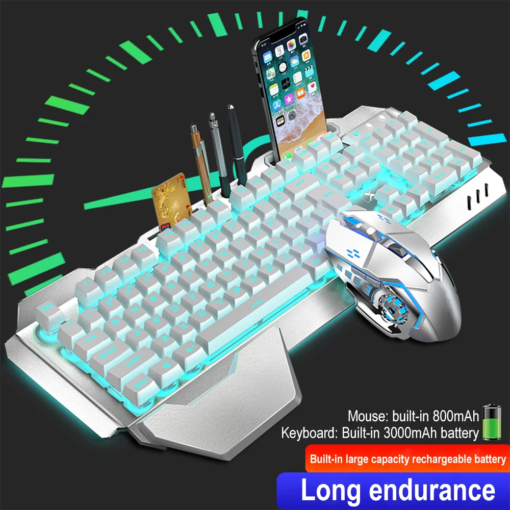 K680 şarj edilebilir 2.4G kabl - Gaming Keyboard Mouse And Headset Combo incelemesi ve fiyatı