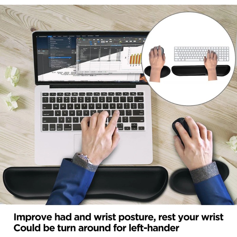 Ergonomik Klavye Bilek Desteği - Gaming Keyboard Mouse Set incelemesi ve fiyatı