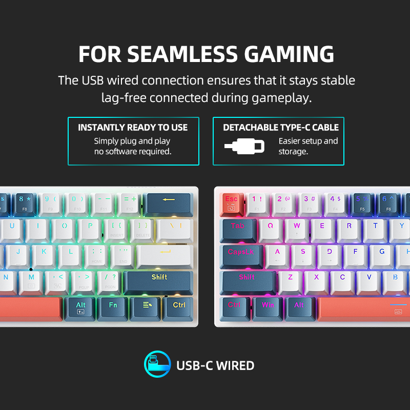 K500-B61 Machenike Mini Mekani - Gaming Keyboard Thocky incelemesi ve fiyatı