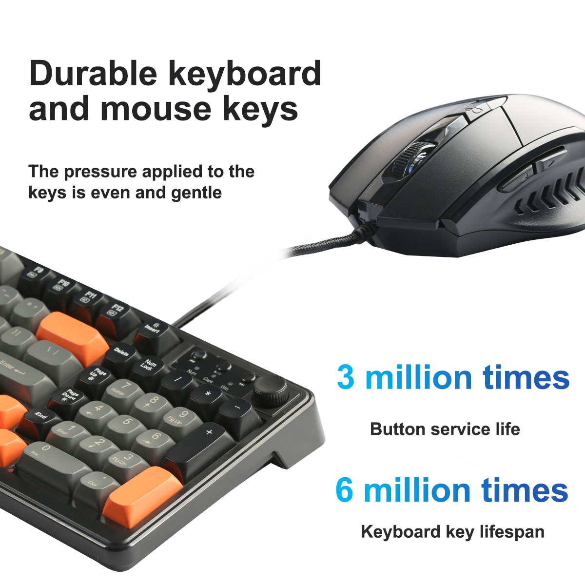 RGB Klavye ve Fare, Kablolu Kl - Gaming Keyboard Mouse Set incelemesi ve fiyatı