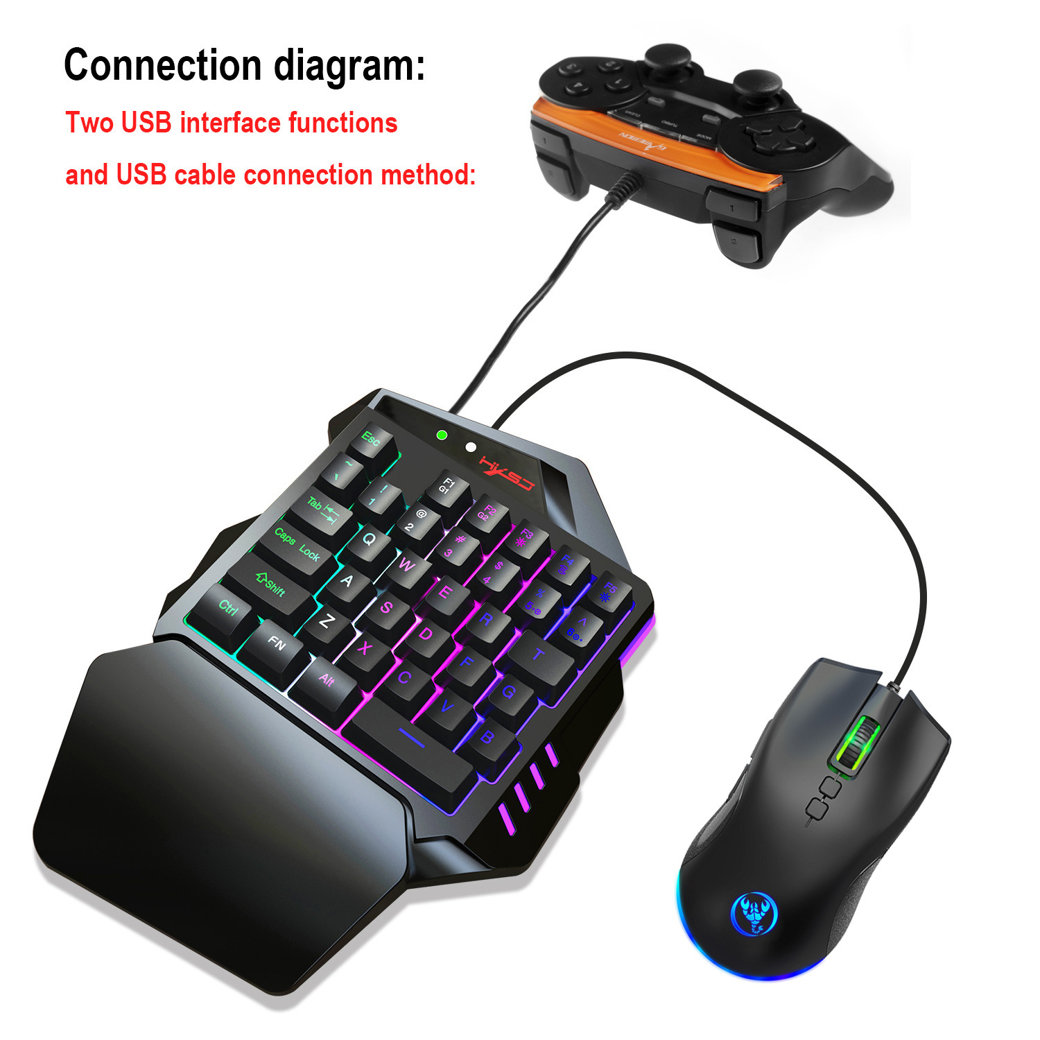 Oyuncu Klavye Seti aksesuarlar - Gaming Keyboard Mouse Set incelemesi ve fiyatı
