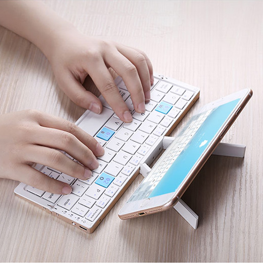 Tri-katlanır katlanabilir Blue - Gaming Keyboard Budget incelemesi ve fiyatı