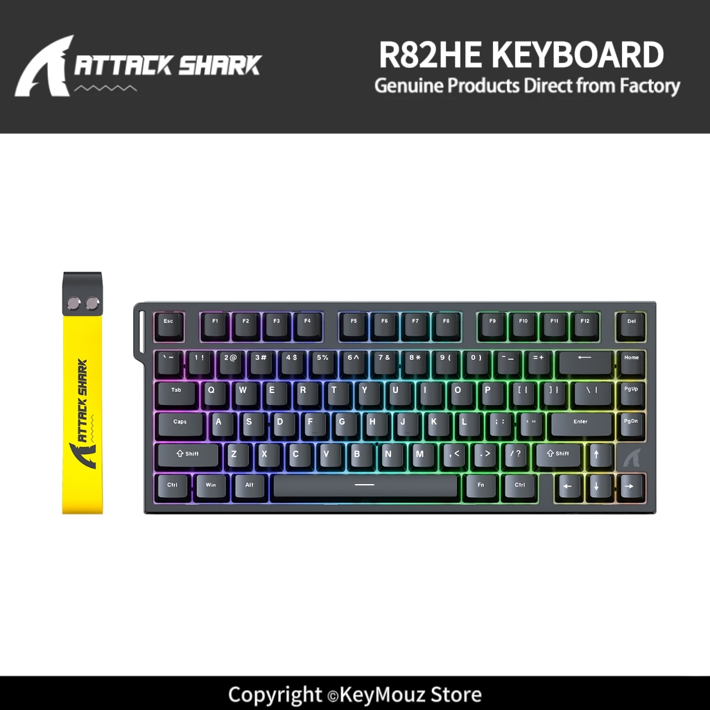 ATTACK SHARK R82HE Hot-Swap Ma - Gaming Keyboard Hot Swappable incelemesi ve fiyatı