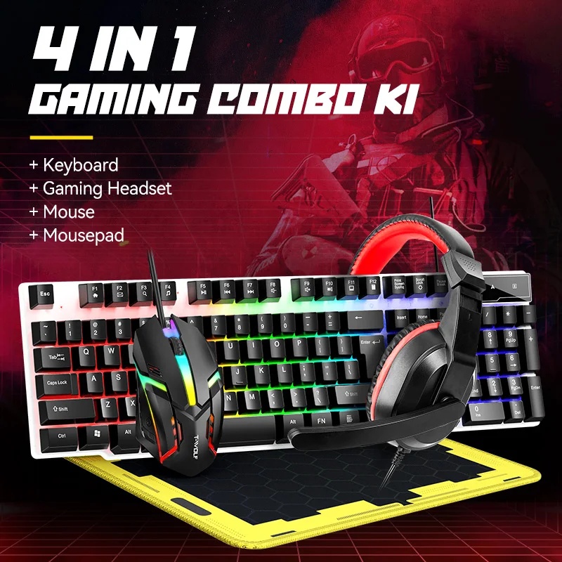 YENİ USB Klavye ve Mouse Oyun  - Gaming Keyboard Mouse Set incelemesi ve fiyatı