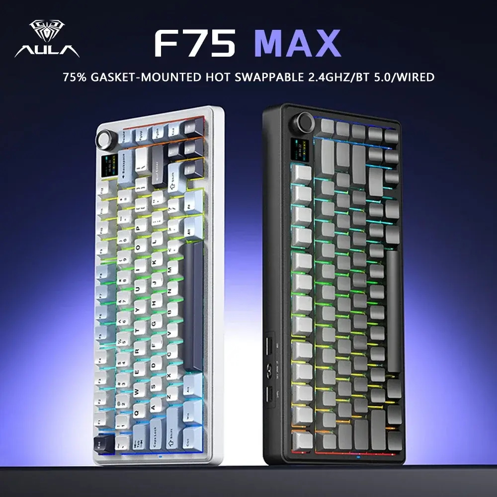 AULA F75MAX Mekanik Oyun Klavy - Gaming Keyboard Hot Swappable incelemesi ve fiyatı