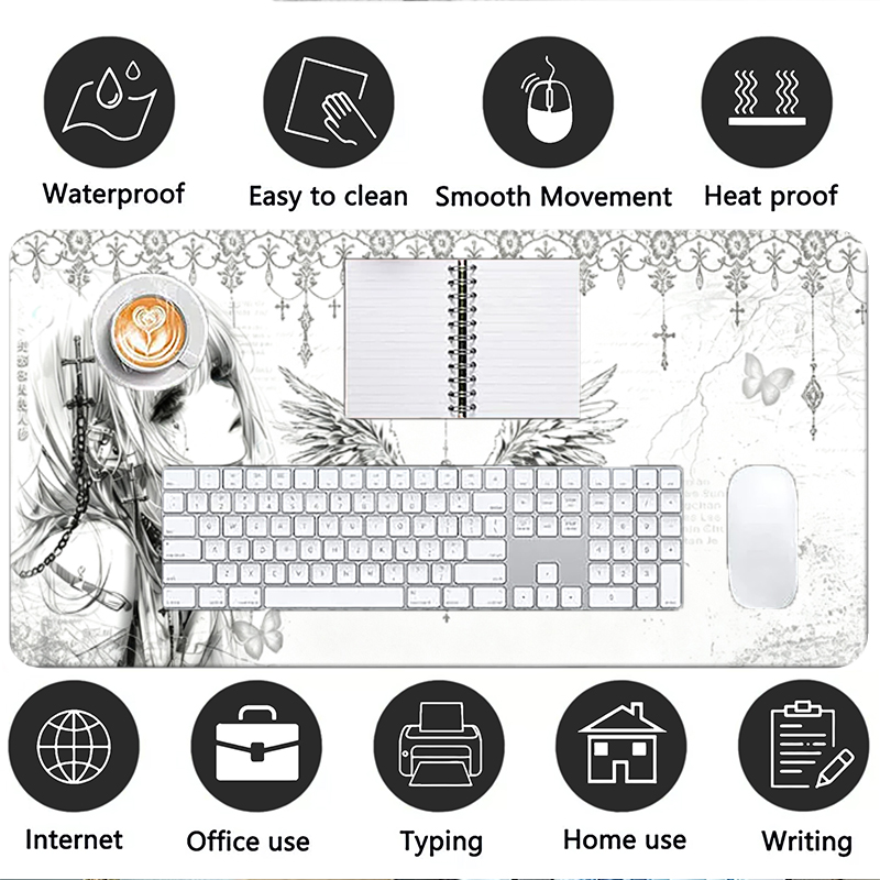 Deri Mousepad Siyah Beyaz Anim - Gaming Keyboard Nearby incelemesi ve fiyatı