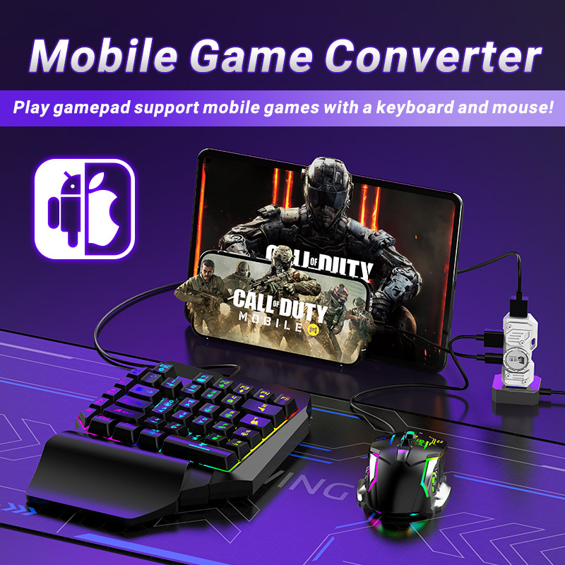 Mobil Oyunlar Dönüştürücü Kiti - Gaming Keyboard Mouse And Headset Combo incelemesi ve fiyatı