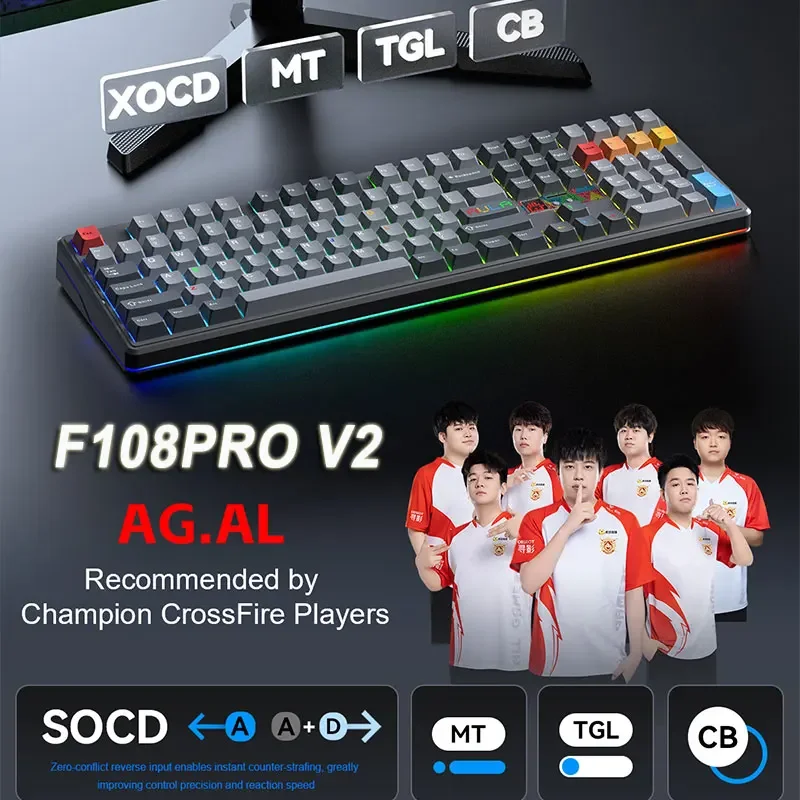 AULA F108 Pro V2 Mekanik Klavy - Gaming Keyboard Hot Swappable incelemesi ve fiyatı