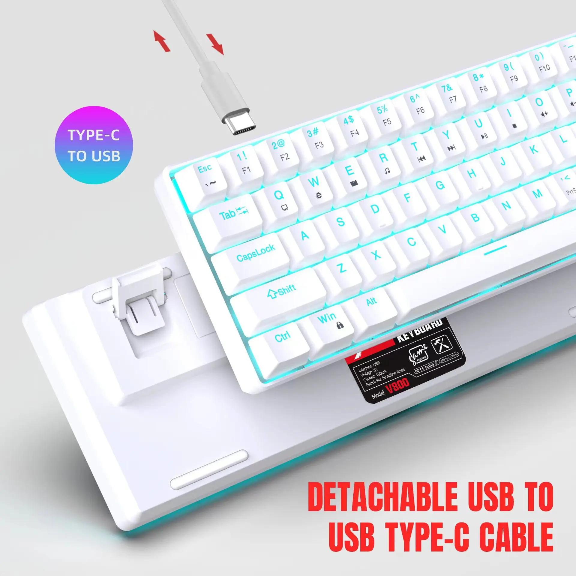 Mekanik Klavye Oyun 60% USB Be - Gaming Keyboard Budget incelemesi ve fiyatı